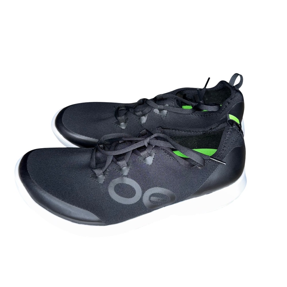 Oofos OOmg Sport LS Low Shoe Mens 11.5 Black Excellent Active Recovery Sneaker